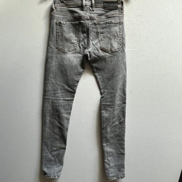 Diesel sleenker low rise button fly skinny distressed jeans Sz 26 - Picture 3 of 13
